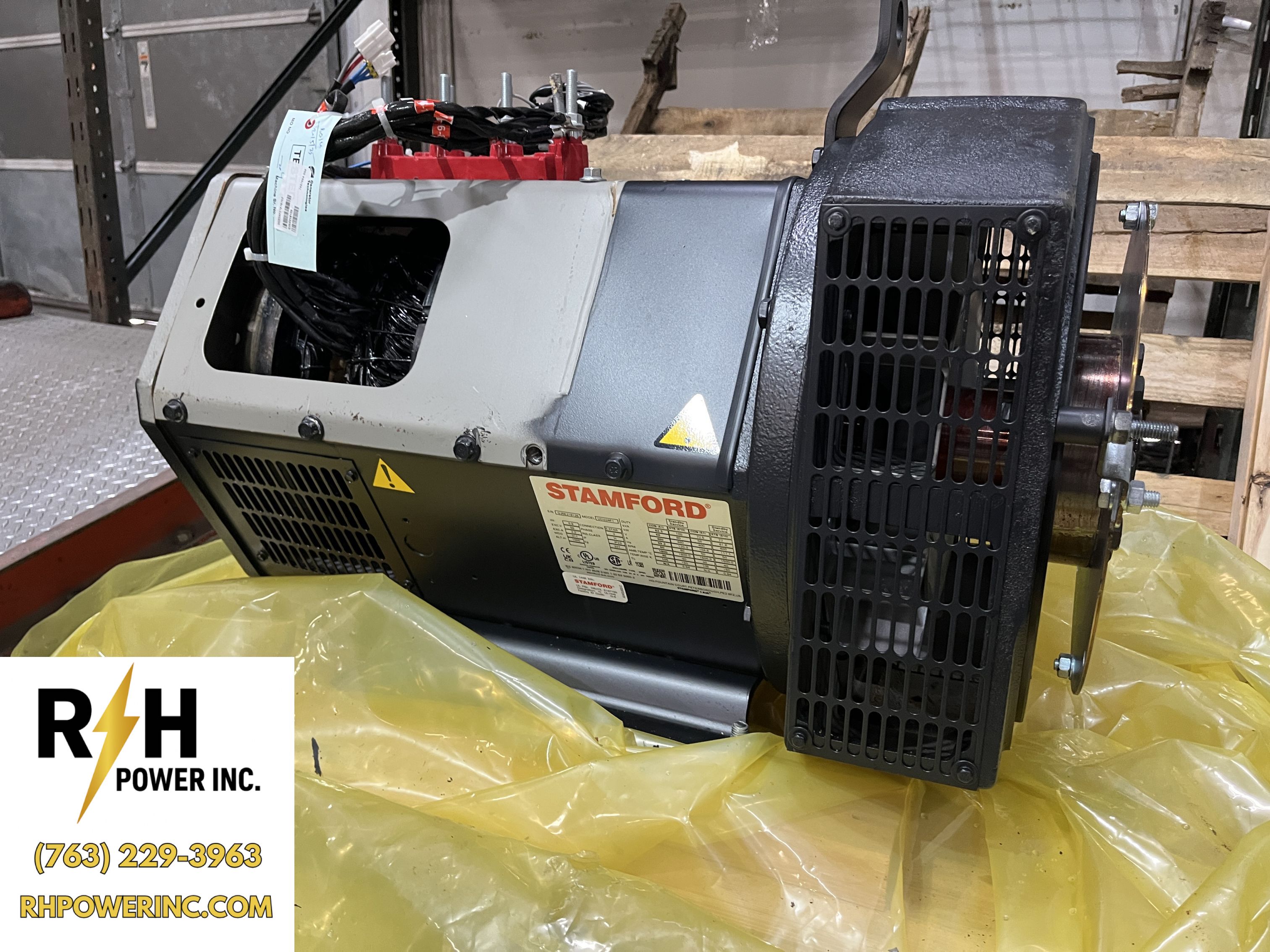 Stamford | UCI224F1 | 75kw | Winding 311 | 480V Re-connectable | SAE 3/11.5 | No AVR
