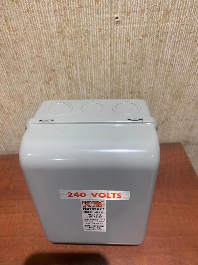 New Kim Hotstart MC330 Magnetic Contactor  | 208/240V 30A 3P | Onan 307-1460