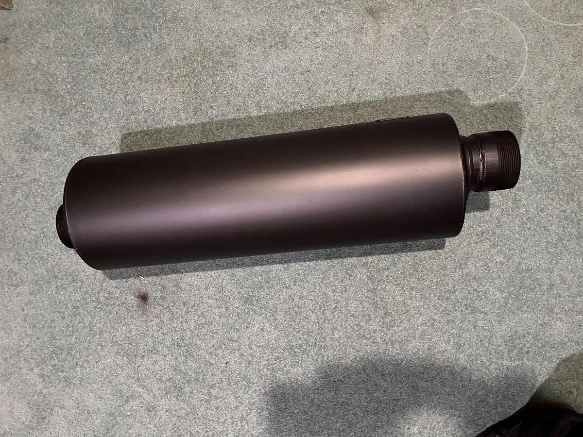 New Nelson / Cummins Muffler 41140G 10" IND Silencer- Cummins P/N: 0155-2063-04