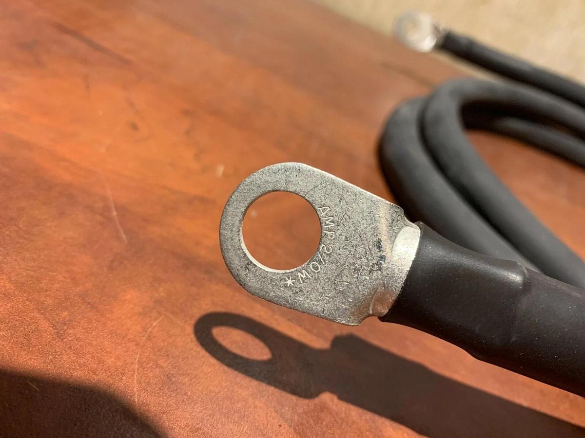 Used 7' Feet Long 2/0 AWG Electrical Lead Wire 600V 3284 | Cummins P/N: A032X604