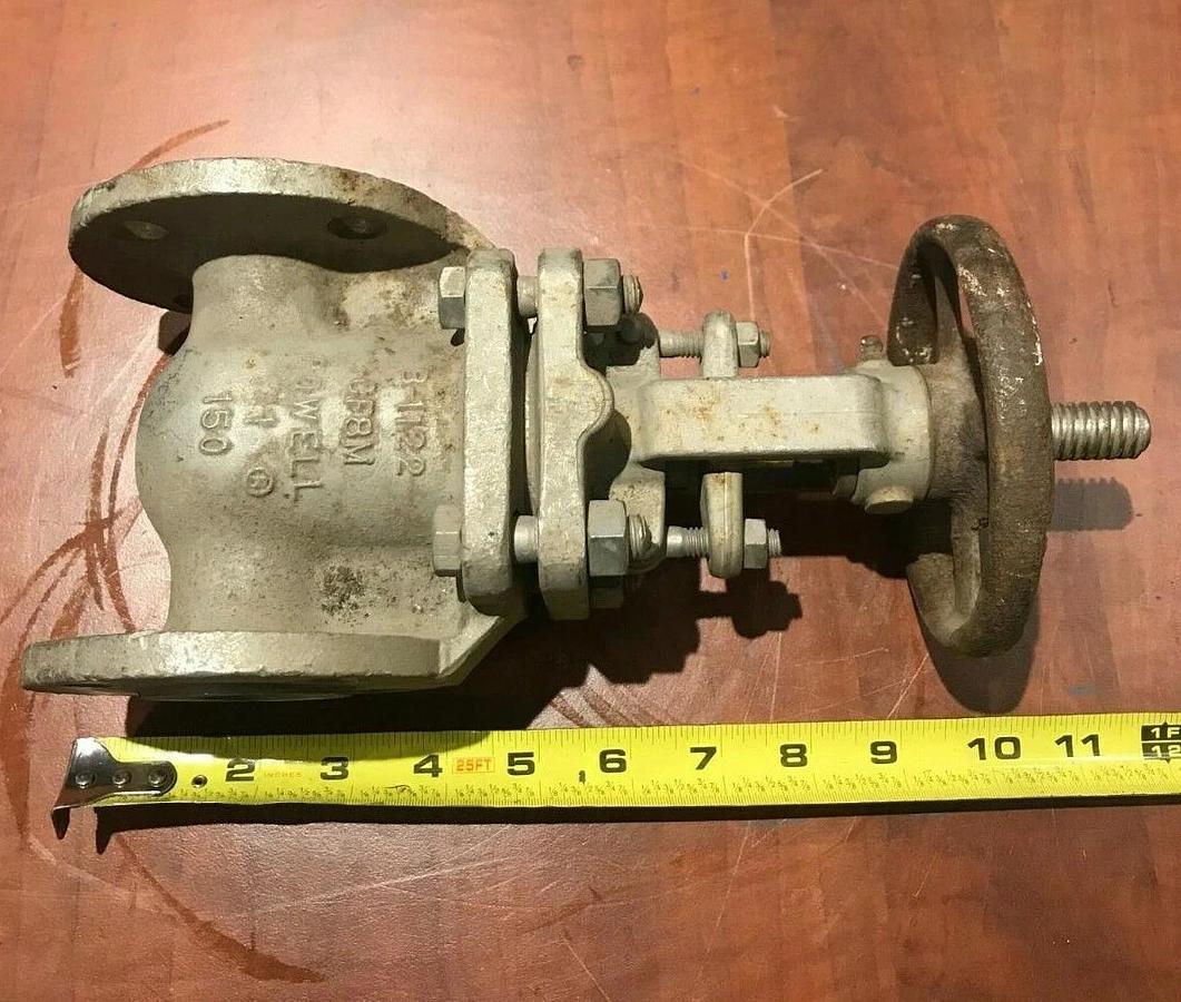 1" Powell CF8M Gate Valve 150 Stainless Steel | B-1122 FIG 2491