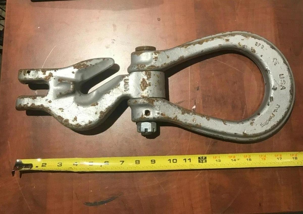 New Crosby A-1361 Eliminator 5/8" Single Grab Hook | 22,600 lbs. 1049831 GR 100