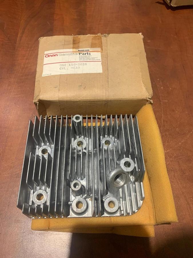 New Genuine OEM Onan Cyl. Cylinder Head | P/N: 110-2628 0110-2628 170-3354
