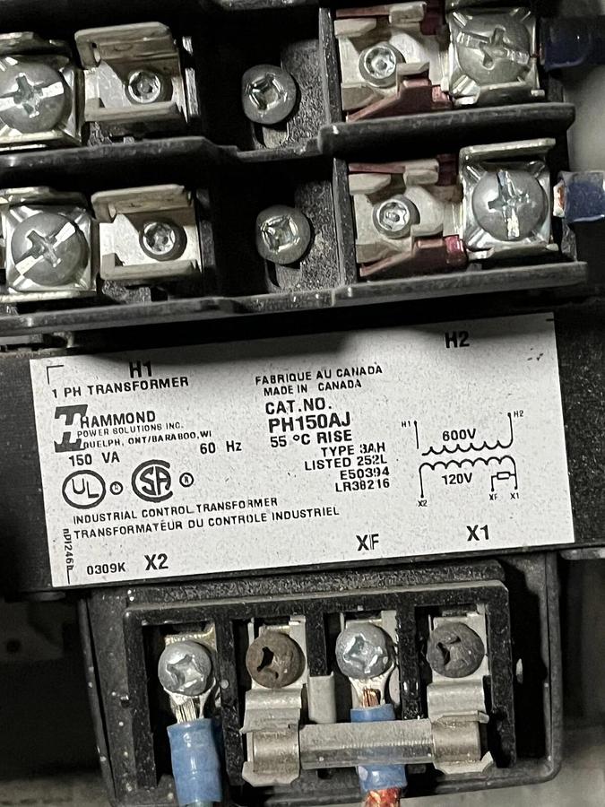 Used Used ABB ACS600 30HP 600V 3PH 60HZ Drive and Enclosure - S/N: DR-01804305