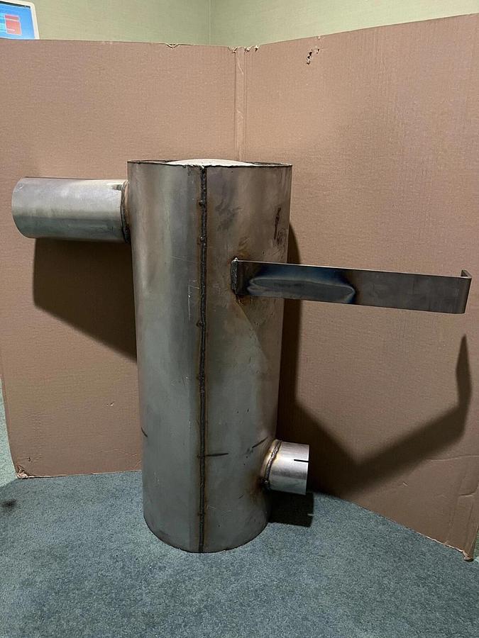 New Cummins Exhaust Muffler - P/N: 0155-4598