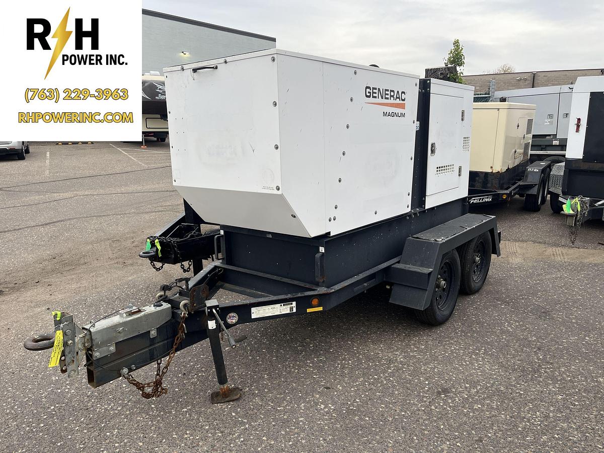Used 75kva Generac MDG75DF4 Mobile Diesel Generator - S/N: 3003056745