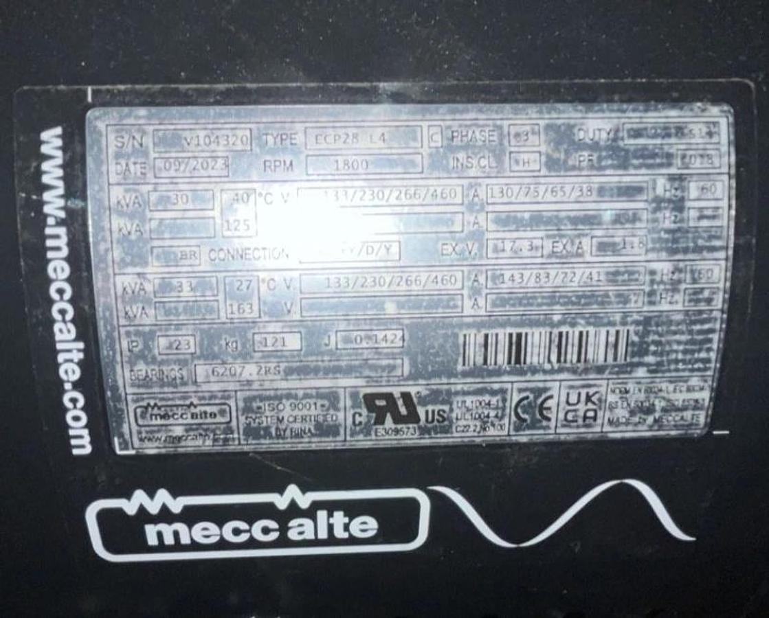 Used 25kVA Wacker Neuson G25 Mobile Diesel Generator - S/N: 24475341