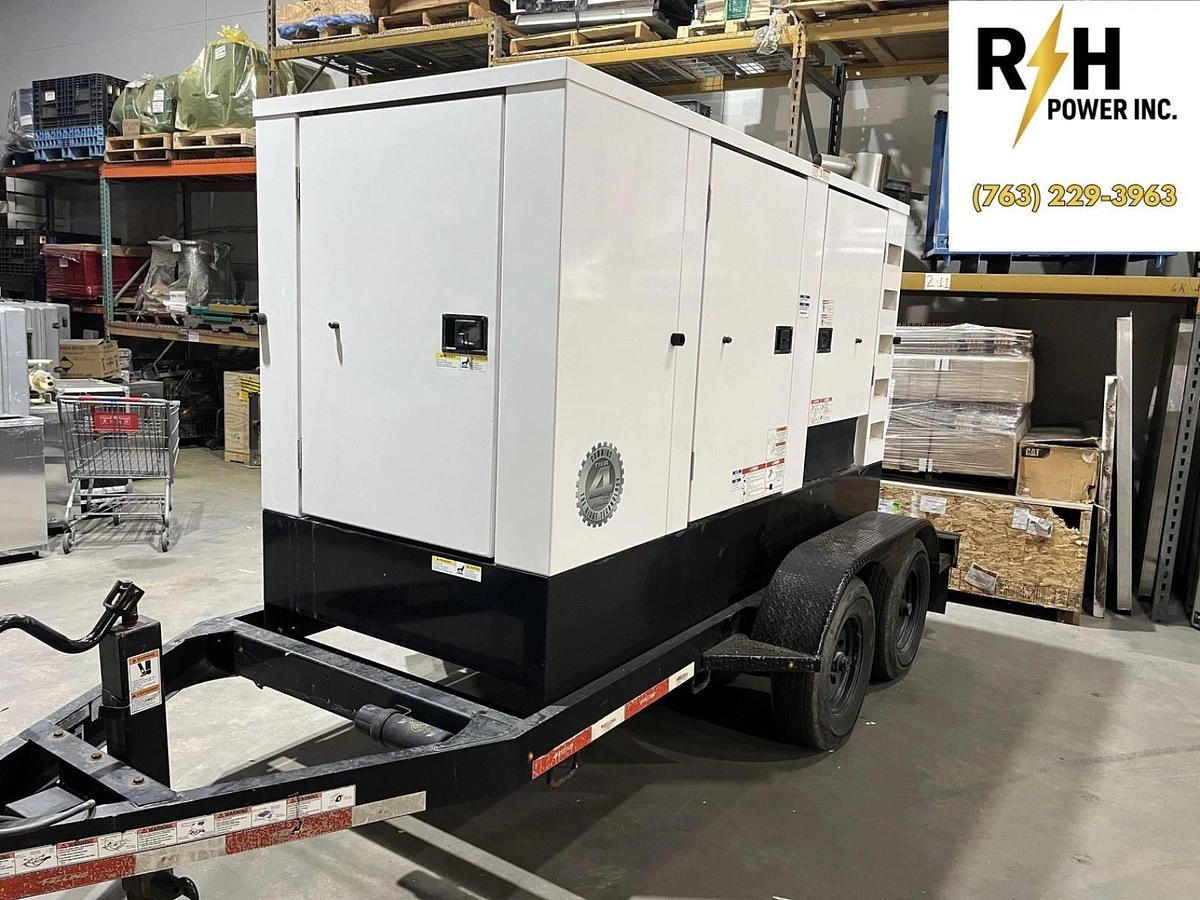 Used 70kw Cummins C70D2RE Spec. B Mobile Diesel Generator - S/N: H190629932