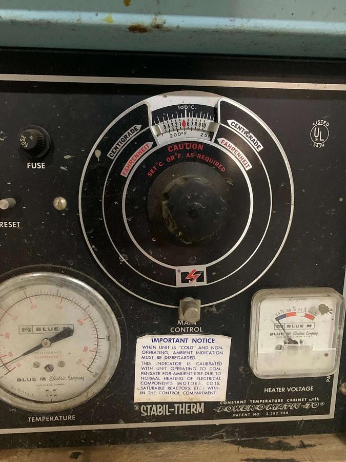 Used Used Blue M Stainless Steel Mechanical Convection Oven 4500W 240V | OV-580C-2