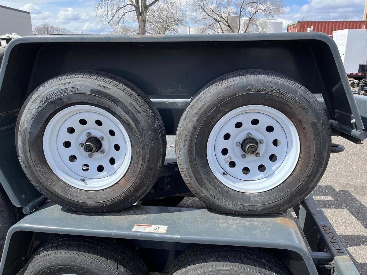 Used Used 12' Rajysan Inc. BU-12-1 Double Axle Trailer