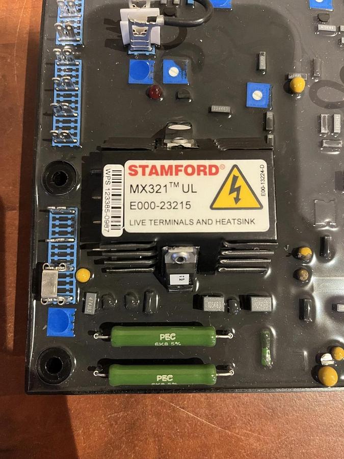 Used Genuine OEM Cummins Stamford MX321 UL Automatic Voltage Regulator - E000-23215