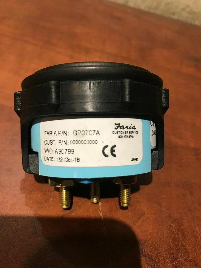 Used Cummins A032Z208 Fuel Level Gauge 2 Inch | Faria GP0707A C100D6R C200D6R C300D6R