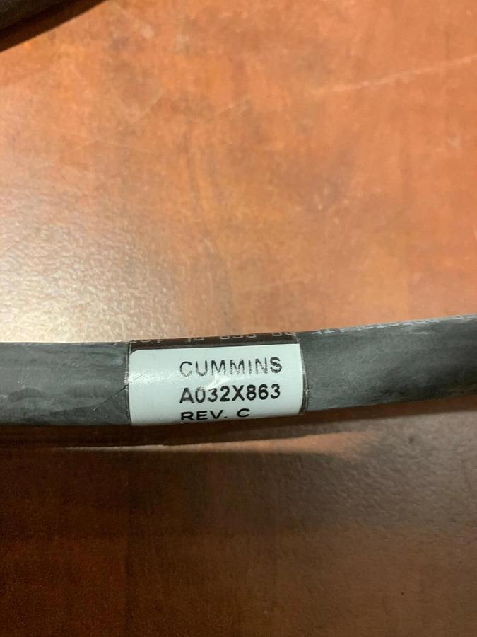 Used (2 Pack) 70" Long 2 AWG Electrical Lead Wire 600V USA | Cummins P/N: A032X863