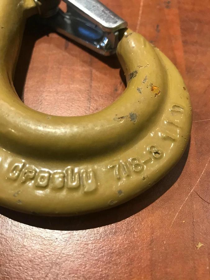 New Crosby 7/8" 7/8-8 Clevis Sling Hook | WLL 4,500 lbs. 2.04T Rigging Lifting