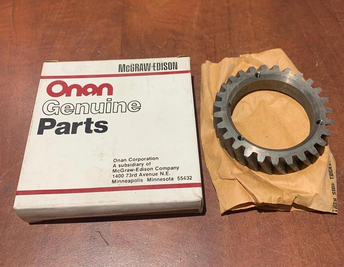 New Genuine OEM Onan Gear Crankshaft | P/N: 104-0001 0104-0001