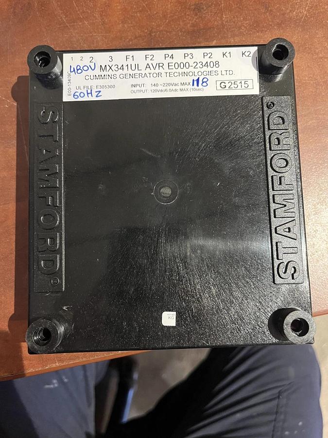 Stamford Cummins MX341UL Genuine OEM Automatic Voltage Regulator P/N: E000-23408