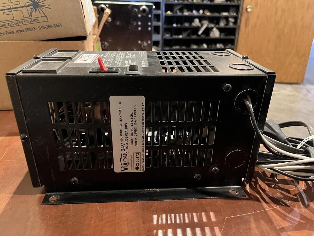 Used Vulcan 24V 10A Industrial Battery Charger DSP24/10W - S/N: 12177