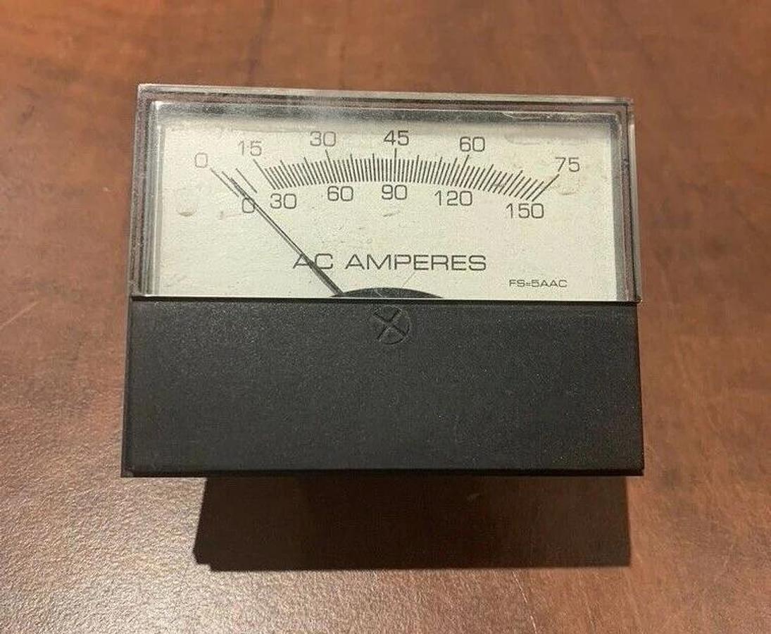 Used Yokogawa AC Amperes Amp Panel Meter 0-150 | Multiquip MQ P/N: 0601808986