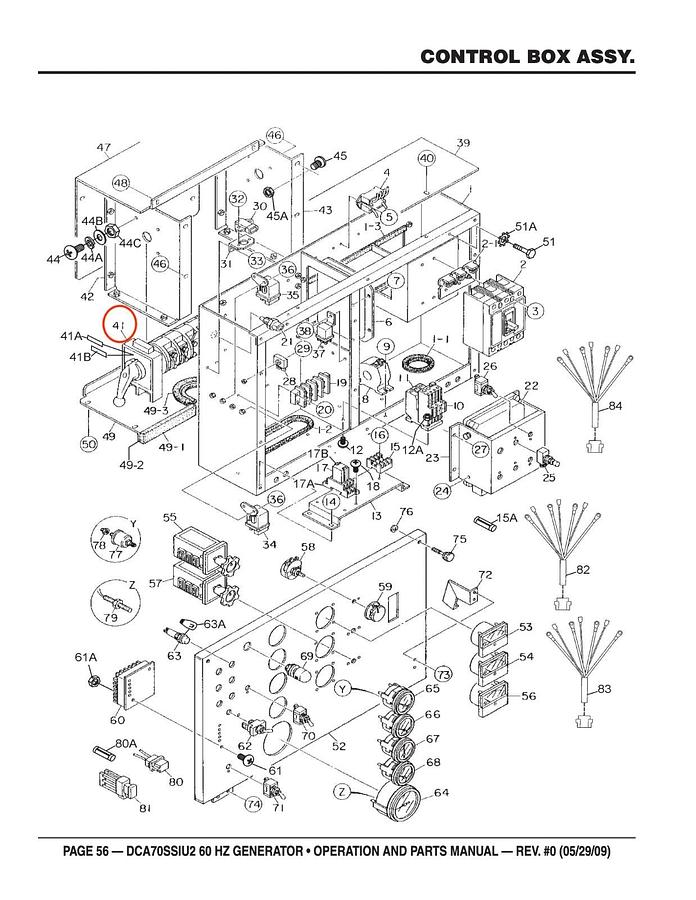 Used Used Kraus & Naimer C80-6 Voltage Selector Switch from MQ DCA70SSIU2