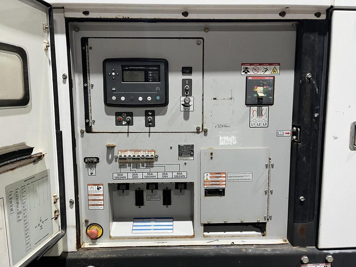 Used 70kva Wacker Neuson G70 Mobile Diesel Generator - S/N: 24445446