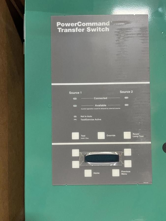 Used 260 Amp 240V 60Hz Cummins OHPCB Automatic Transfer Switch  S/N: C16M929736