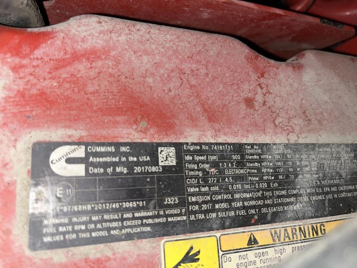 Used 70kva Wacker Neuson G70 Mobile Diesel Generator - S/N: 24407198