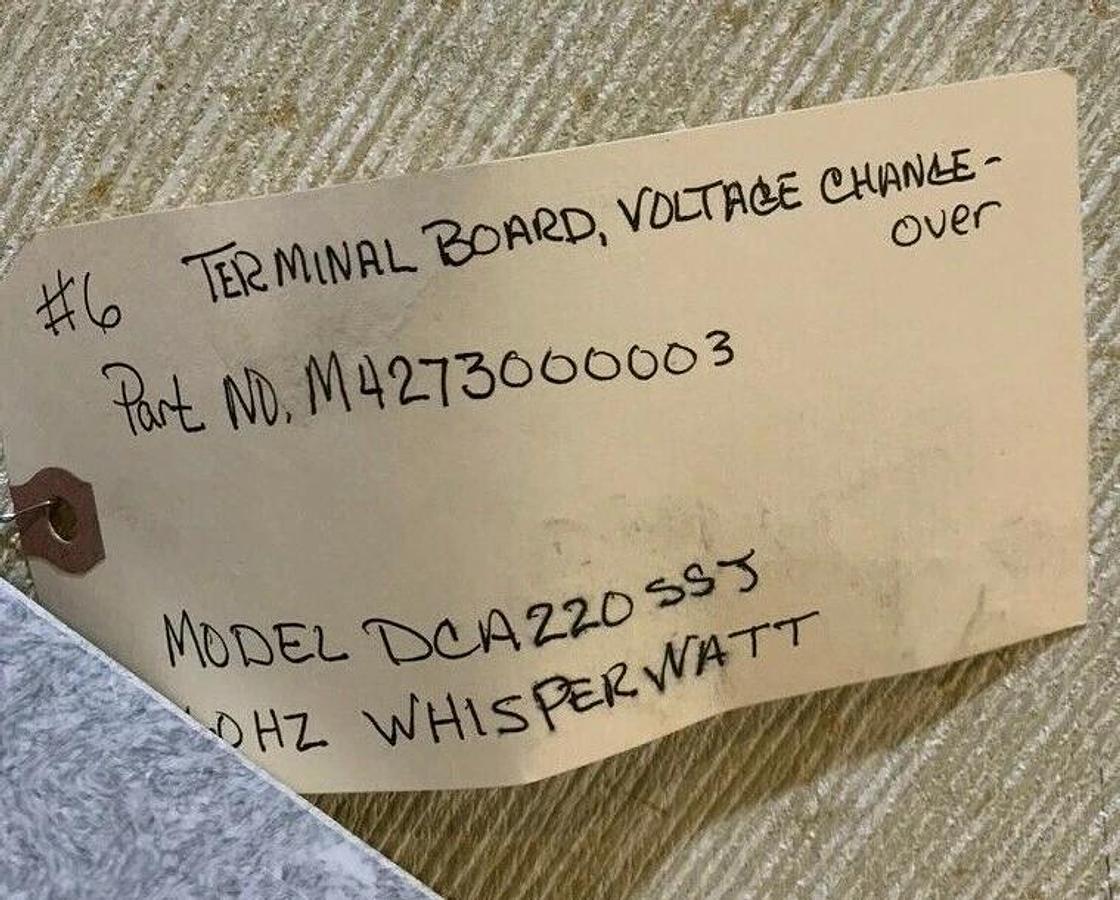 Used Multiquip Voltage Change Over Terminal Link Board | MQ Power P/N: M4273000003