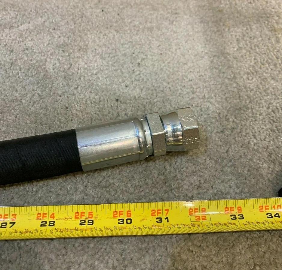 Used New Genuine OEM Cummins Parker Hydraulic Hose 31.5" Long RBAA | P/N: 503-2439