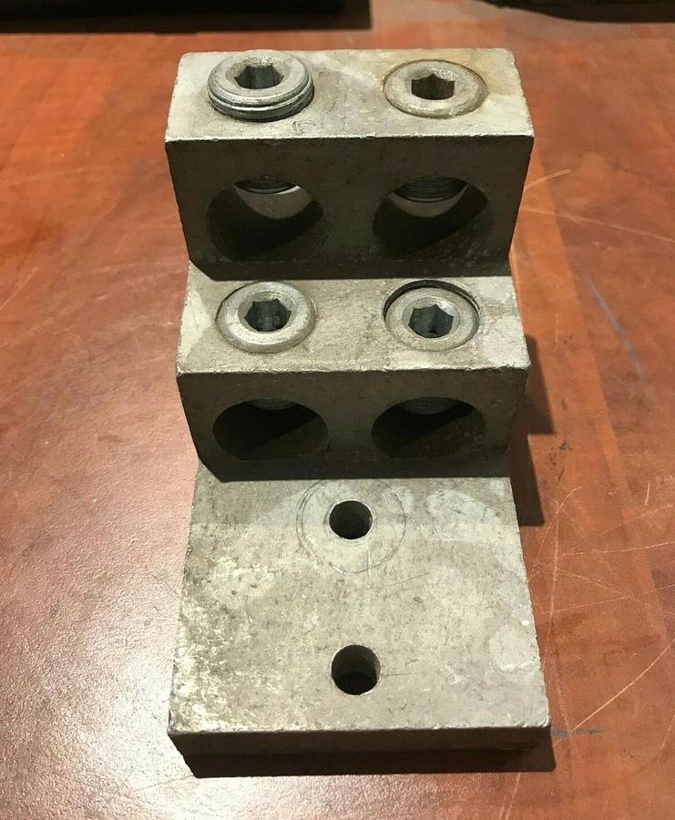 Used Used Aluminum Mechanical Lug 2 Hole 4 Barrel 2 Step