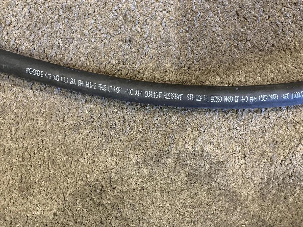 8ft Amercable Triple Termination 4/0 AWG 2KV Battery Cable - 2x Cables (R & B)