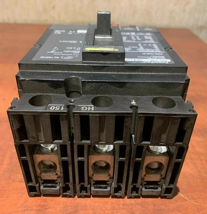 Used 100 Amp Square D HG150 Generator Circuit Breaker HGL36100 | P/N: 320-2346-57