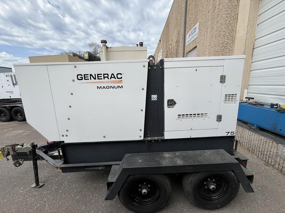 Used 75kVA 2018 Generac MDG75 Mobile Diesel Generator - S/N: 3003509349 (New GenEnd!)