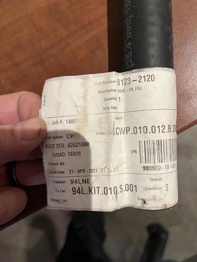 GATES 4230S 25-1/4" Long & 1" Interior Diam Heater Hose - Cummins P/N: 123-2120