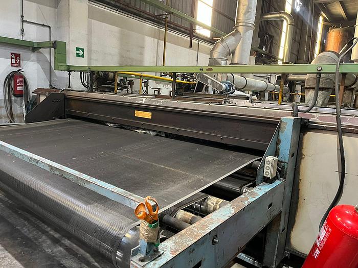 Used BUSER ROTARY PRINTING machine year 1993 working width 3200 mm