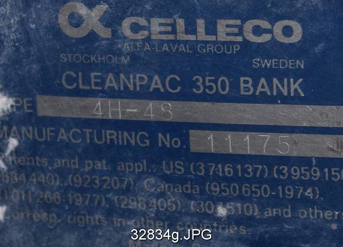 Used Celleco Cleanpac 350 Cleaner System #32834