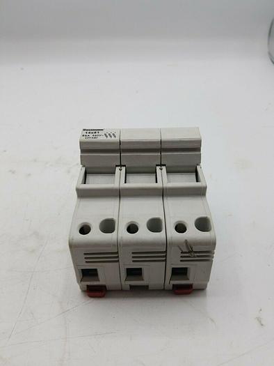 Used Bussmann CH143D 3-Pole Fuse Holder