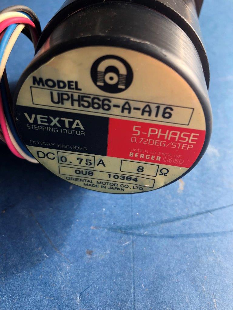 Used vexta uph566-a-a16 stepping motor