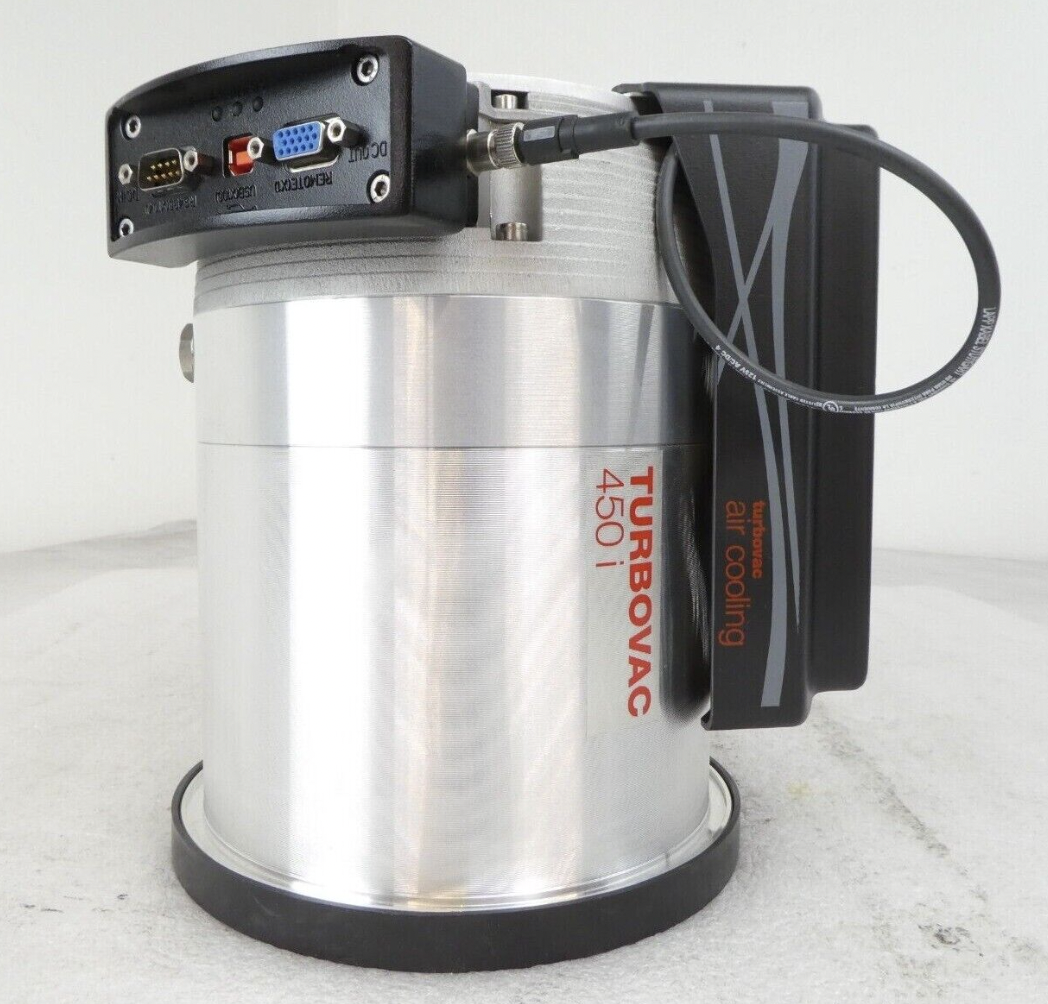 Used TURBOVAC T 450i Leybold 830070V1000 Turbomolecular Pump Turbo Tested Working