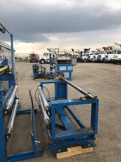 Used 54" R & K   MDL.  SRW 1 CANTILEVER  DUPLEX COUNTER ROLL REWINDER