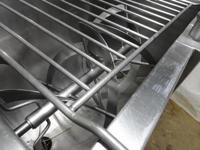 Used Custom Metalcraft Single Shaft Ribbon Mixer; Md#SRB