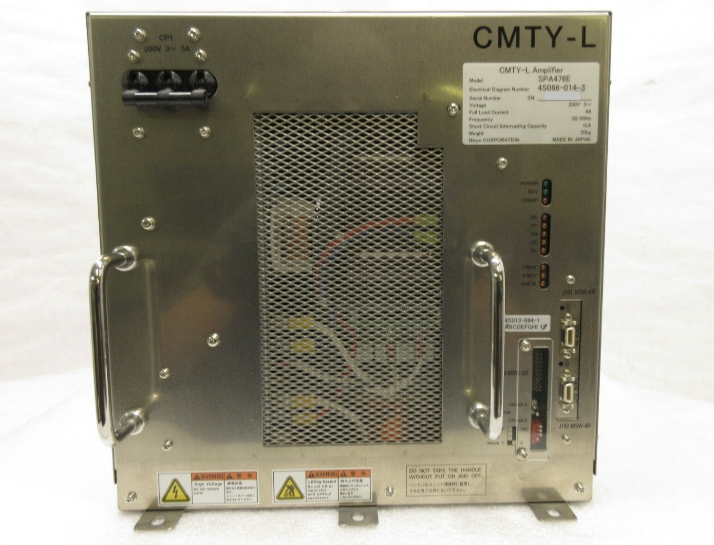 Used Nikon 4S066-014-3 CMTY-L Amplifier SPA476E 4S013-684-1 Used Working