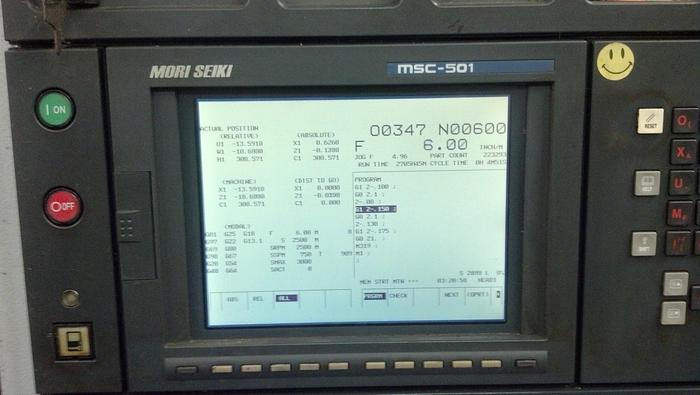 Used 2002 MORI SEIKI ZL-200SMC -   Sub spindle, Live Tooling, Twin Turret