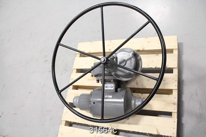Unused Valvetechnologies V8CI-8W-FP-B040-003AA-001 4" Hand Operated Ball Valve #31564