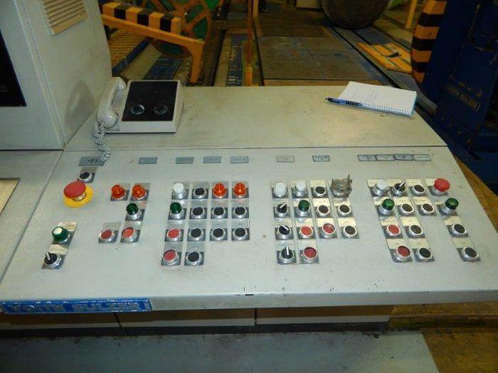 Used 150" VOITH SULZER ROLL WRAPPER 40 RPH 60" MAX DIAMETER