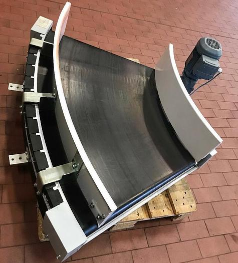 Gebraucht TRANSNORM Kurvengurtförderer Transnorm 45° Rechts 1500-80