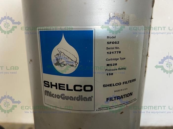 Used Shelco MicroGuardian  5FOS2 Stainless Steel Filter Housing 150PSI