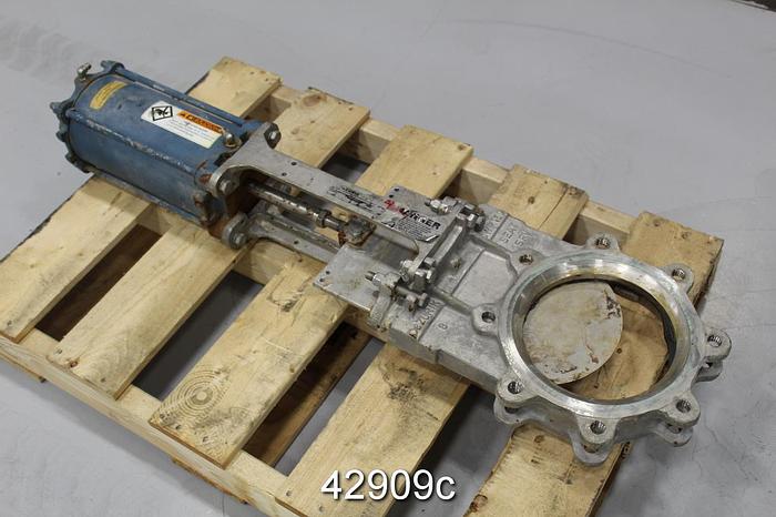 Used Dezurik 8" Air Operated Knife Gate Valve #42909