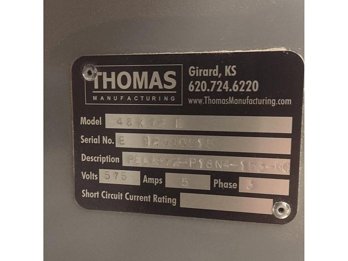 Used *SOLD* Edgebander Return Conveyor - Thomas 48X72E