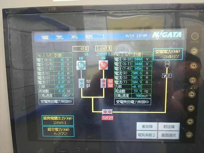 Used Niigata 18V22AG gas generator 50 Hz sets in excellent working condition.