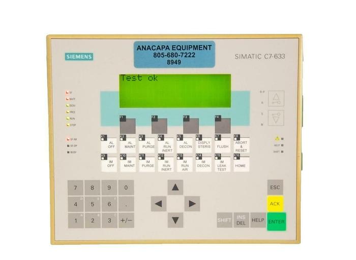 Used Siemens Simatic C7-633 6ES7633-1DF02-0AE3 Control System PLC USED (8949)R